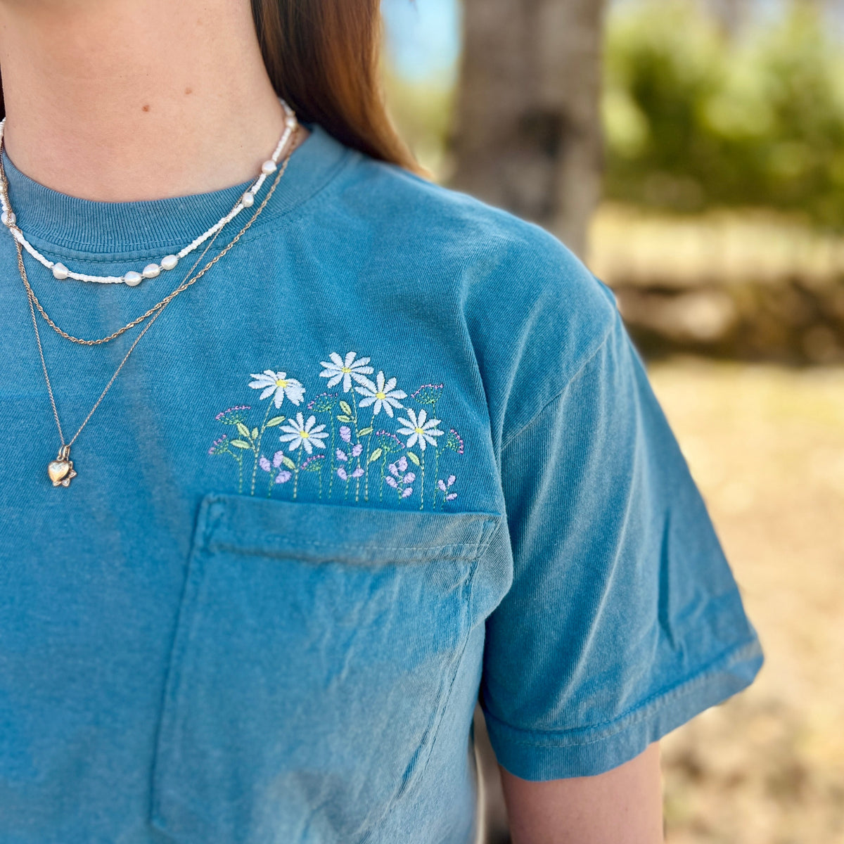 トップス DAIRIKU Couple Border Embroidery Tee DAIRIKU “Couple”Border Embroidery Tee – COLDBECK ONLINE