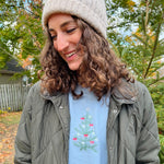 Load image into Gallery viewer, Blue Christmas Tree Crewneck
