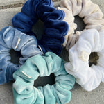 Load image into Gallery viewer, Winter Blues Scrunchie
