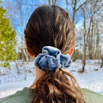Load image into Gallery viewer, Winter Blues Scrunchie

