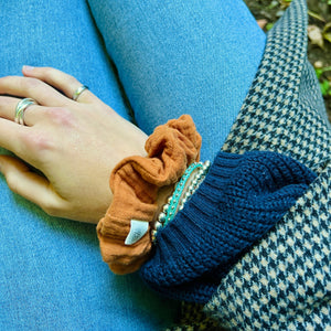 Pumpkin Cloud Scrunchie