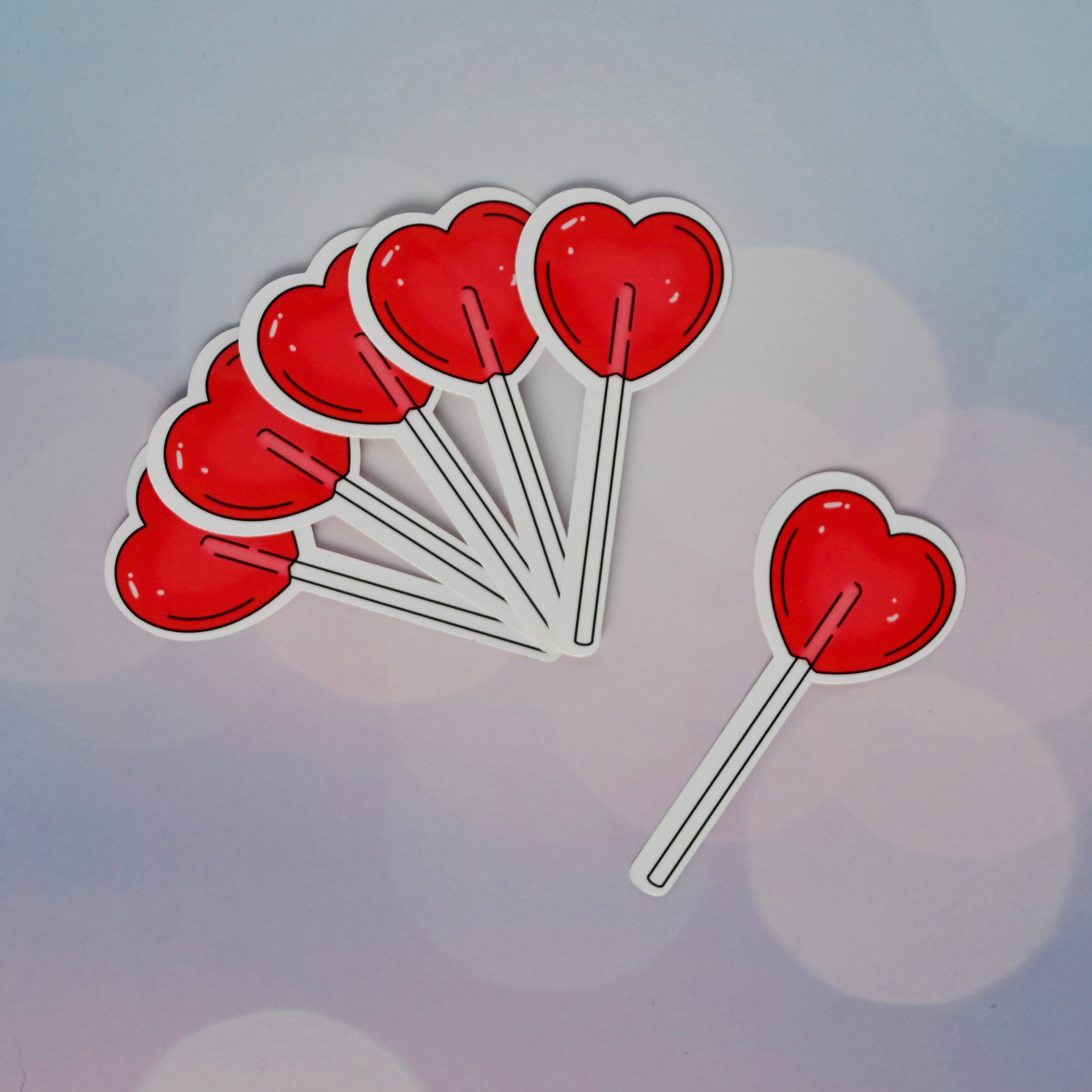 Heart Lollipop Sticker