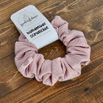 Load image into Gallery viewer, Blush Ribbed Bamboo Scrunchie
