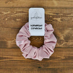 Load image into Gallery viewer, Blush Ribbed Bamboo Scrunchie
