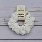 Load image into Gallery viewer, White Cloud Scrunchie

