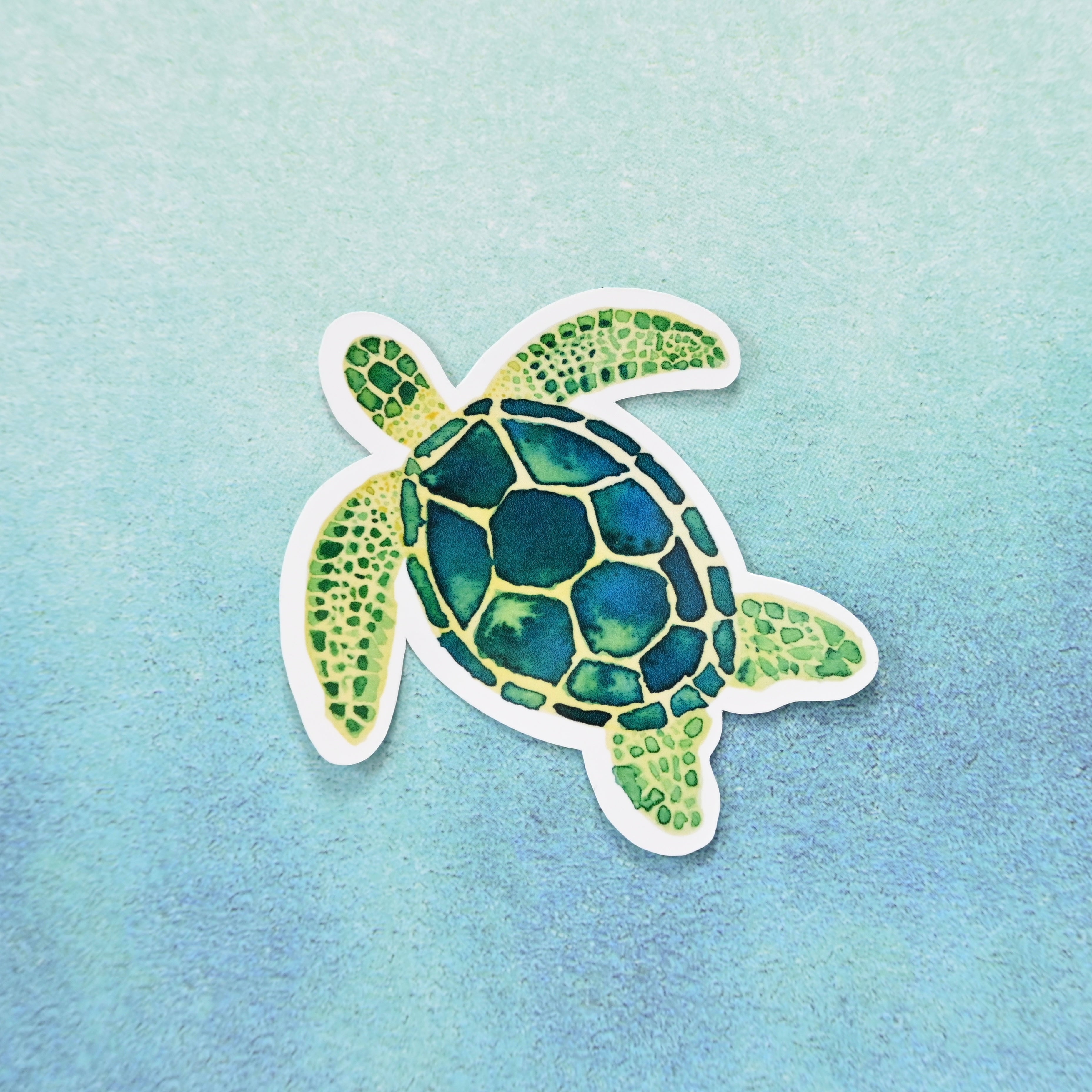Watercolor Turtle Sticker