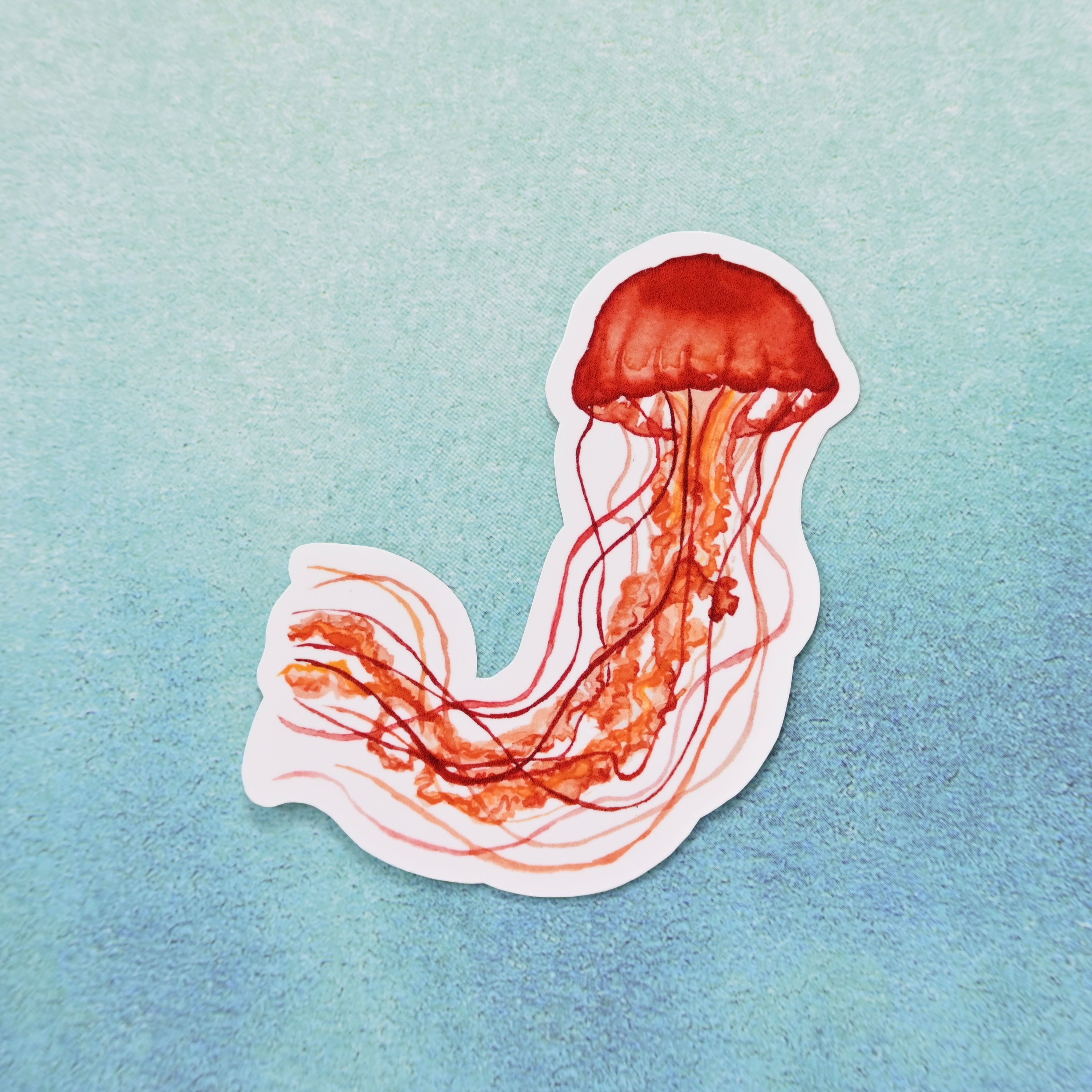 Watercolor Jellyfish Sticker