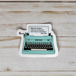 Charger l&#39;image dans la galerie, Typewriter Sticker
