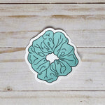 Charger l&#39;image dans la galerie, Blue Scrunchie Sticker
