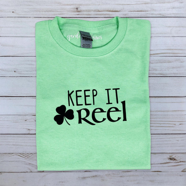 Short Sleeve Tee Keepin it Reel V3 - Seafoam