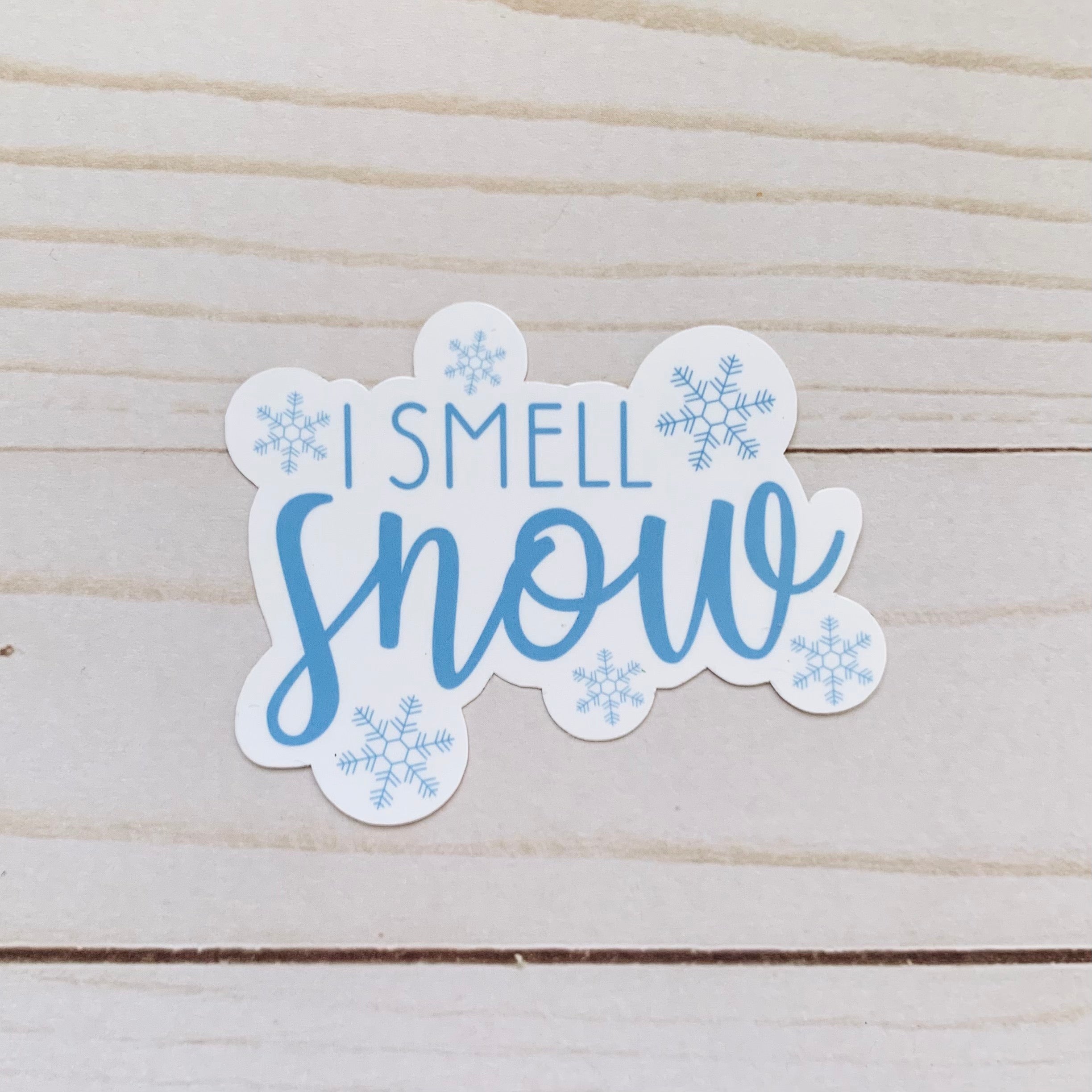 I Smell Snow Sticker